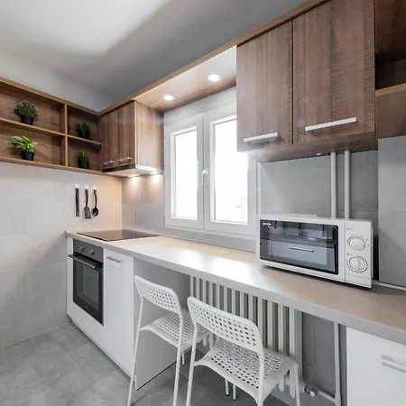 !promo! Blue Amber Downtown-free Parking-fast Wi-fi Apartament Nowy Sad